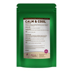 Calm Cool 500g dos - ingredients camomille gotu kola passiflore Riva Remedies Canada