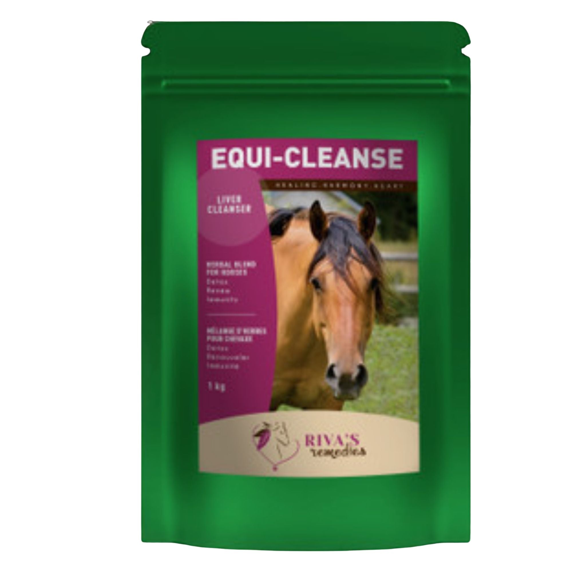 Equi-Cleanse 1kg  - detox naturelle foie nettoyage sanguin cheval Riva Remedies Quebec
