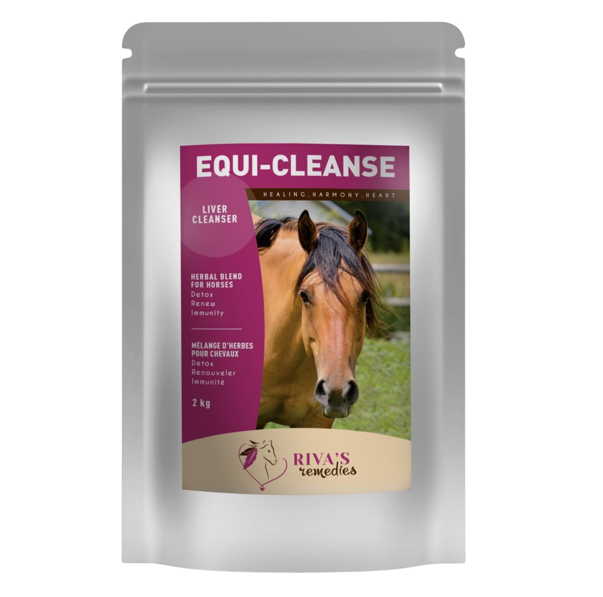 Equi-Cleanse 2kg - complement naturel detox foie printemps automne cheval Quebec EquiHolistik