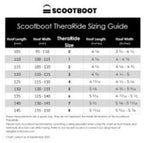 Guide de tailles ScootBoot TheraRide — mesure sabot cheval Canada