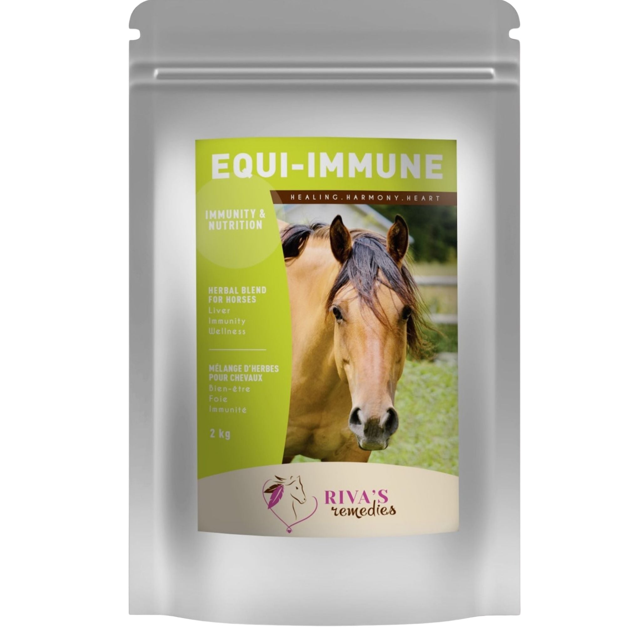 Equi-Immune 2kg  complement naturel vitalite bien-etre optimal cheval EquiHolistik Quebec