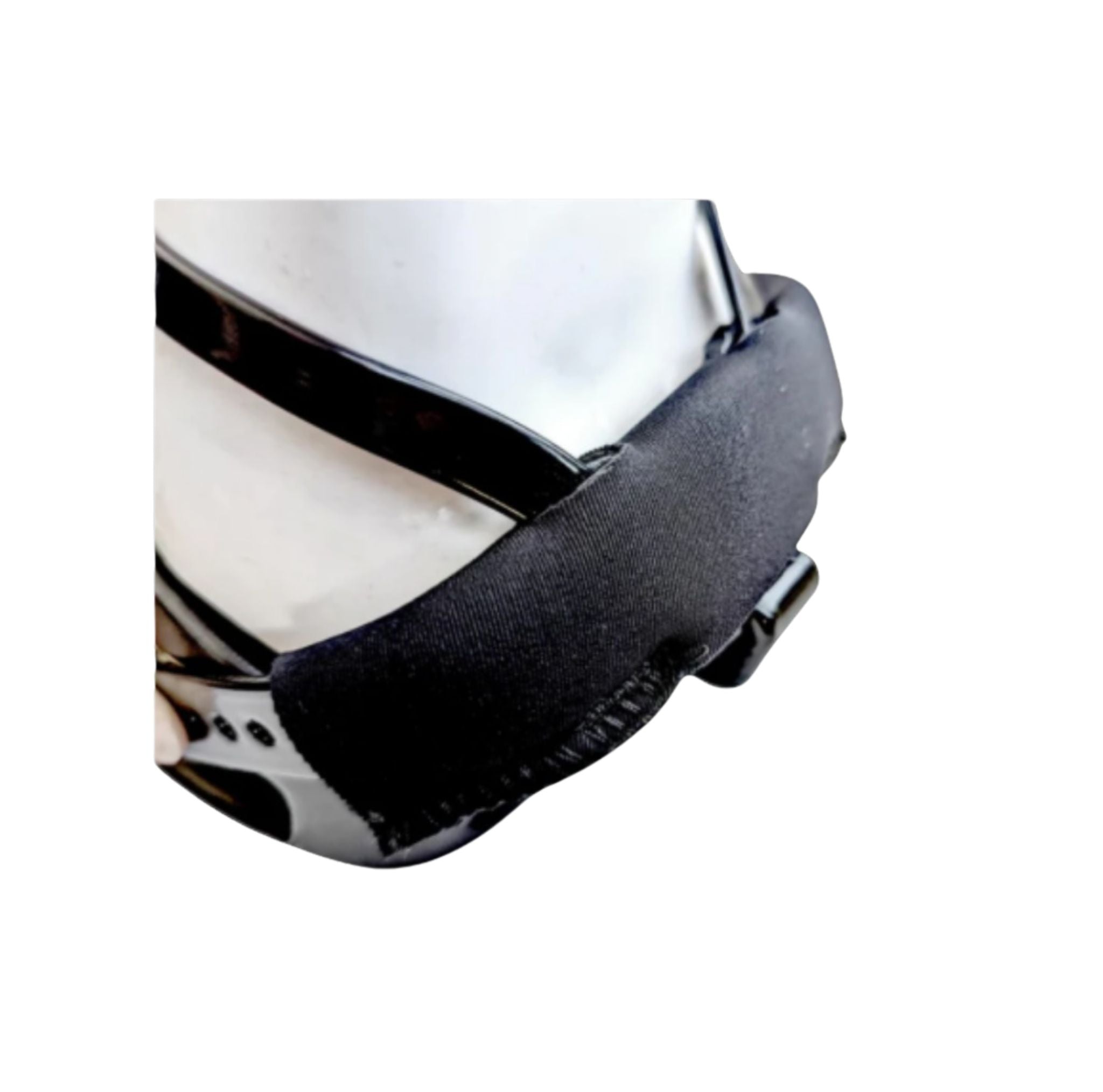 Vue arrière protection courroie de glôme ScootBoot TheraRide